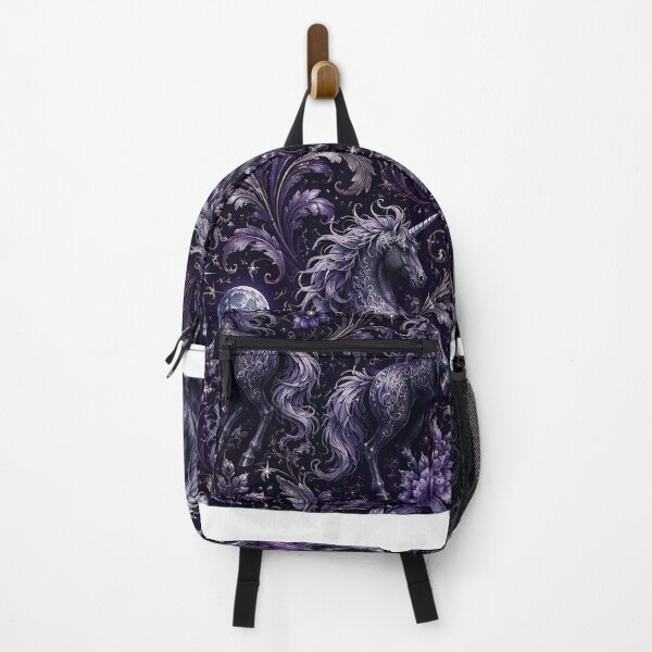 Item preview, Dark Unicorn Moon Floral Pattern designed and sold by Rui Huang.