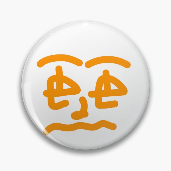 Item preview, Orange Minimalist Face – Abstract Doodle Character Art designed and sold by felipemaldonadoart.