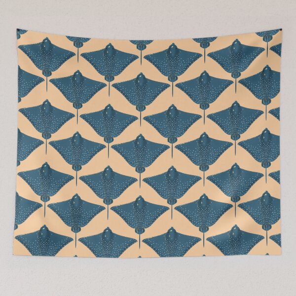 Item preview, Ocean Life Coastal Pattern Collection | Seahorses, Stingrays, Tropical Fish & Shrimp | Nautical Marine Surface Pattern Designs designed and sold by VirtuallyCreativ .