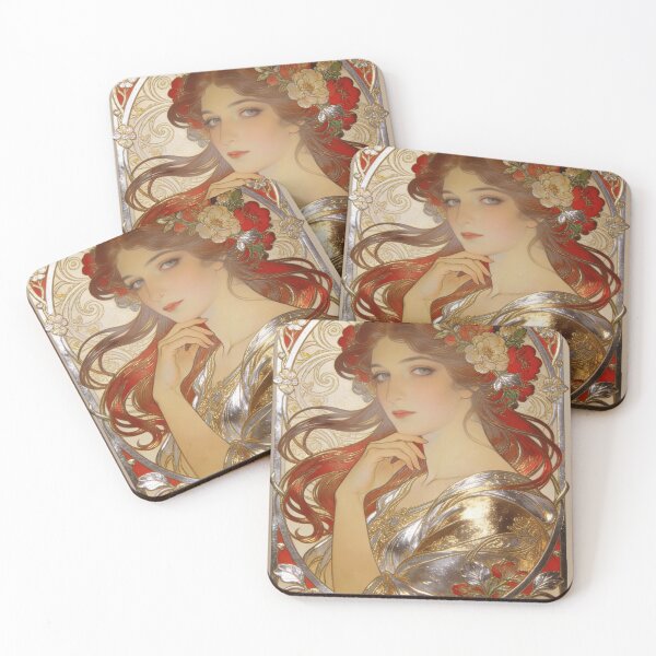 Item preview, Art Nouveau Woman #1 designed and sold by Andy Gambino Art.