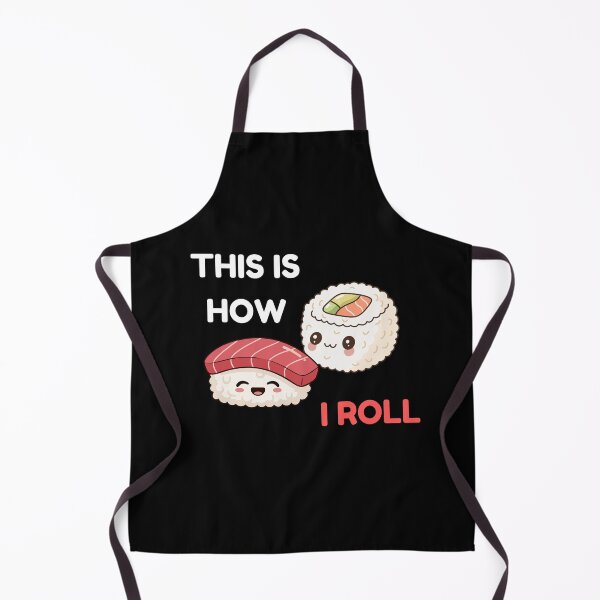 Item preview, Cute Kawaii Sushi Food Pun - This Is How I Roll designed and sold by Frafri92.