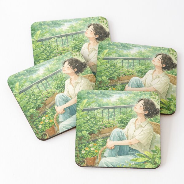 Item preview, Balcony Garden Relaxation – Nature Lover Art designed and sold by stylishdzign.