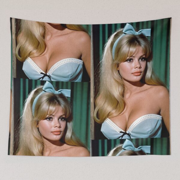Item preview, Retro Charm - Bow and Sky Blue Top Portrait designed and sold by Beat-It.