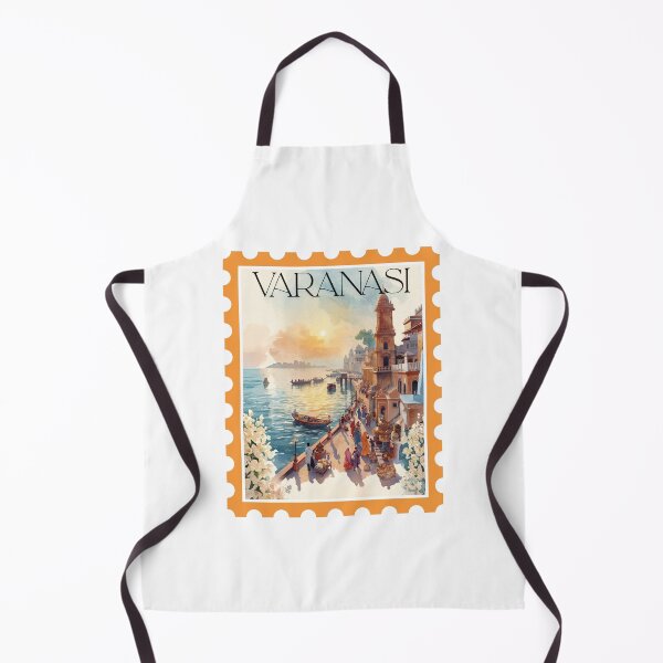Item preview, Varanasi Vibes ver 5– Sacred Streets & Timeless Soul | Spiritual India Merch designed and sold by mndesignworx.