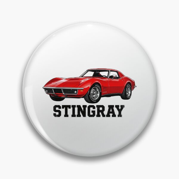 Item preview, C3 Stingray Classic Red Coupe Weathered Block Text designed and sold by Off-Road-Zone.