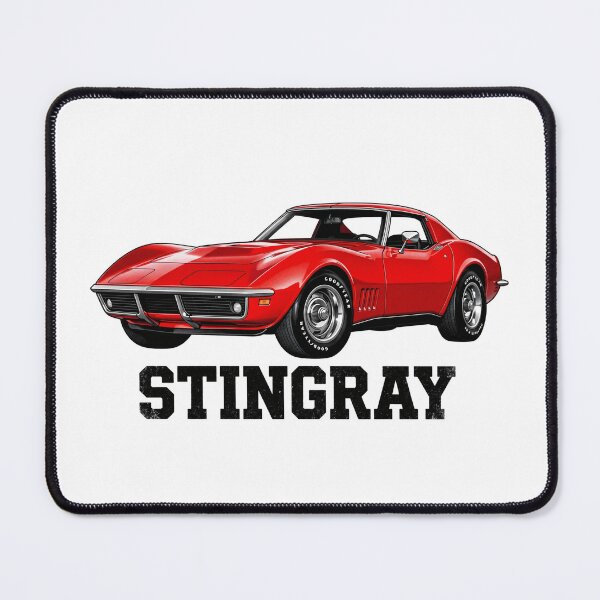 Item preview, C3 Stingray Classic Red Coupe Weathered Block Text designed and sold by Off-Road-Zone.