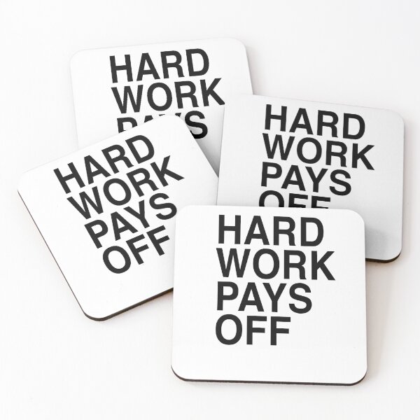 Item preview, Hard Work Pays OFF | Motivation Quote designed and sold by BigBoyFunky.