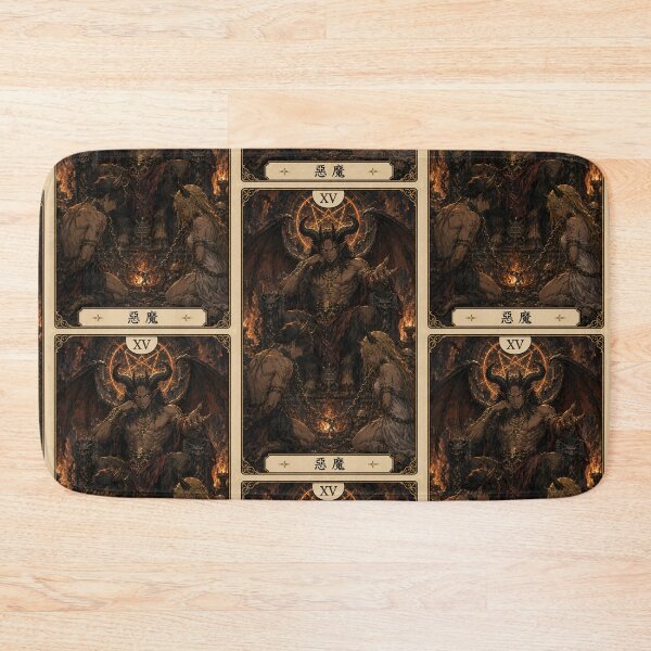 Item preview, Tarot card the devil (惡魔) in anime style designed and sold by ProjecTees.