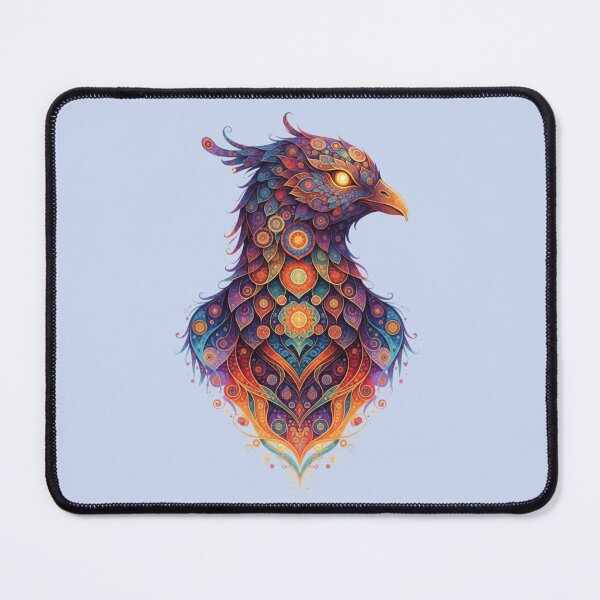 Item preview, Ornate Phoenix Mandala Mythical Bird Illustration designed and sold by Exquisite Design Studio „Paculówka”.