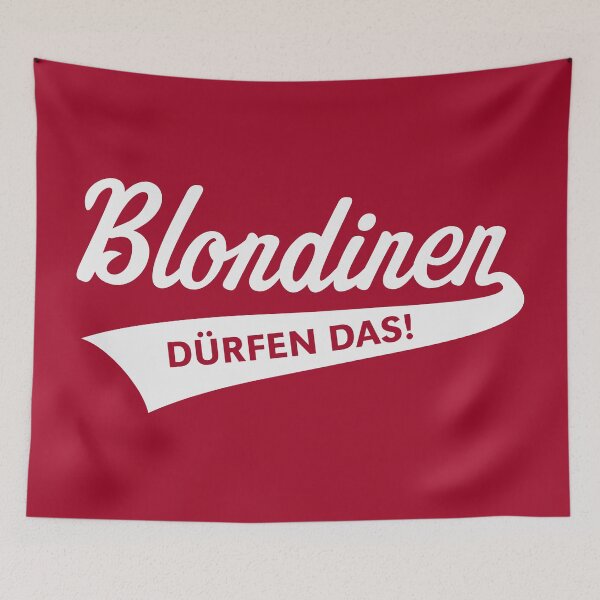 Item preview, Blondes Are Allowed To Do That! (Blonde / Blonde / Lettering / V2 / White) designed and sold by MrFaulbaum.