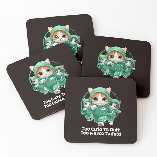Item preview, TOO CUTE TO QUIT | SASSY CRITTERS SERIES — DETERMINED KITTY EDITION designed and sold by WitLounge.