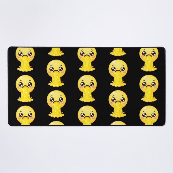 Item preview, Cute Kawaii Emoji Puking Yellow Slime designed and sold by Seculinator.