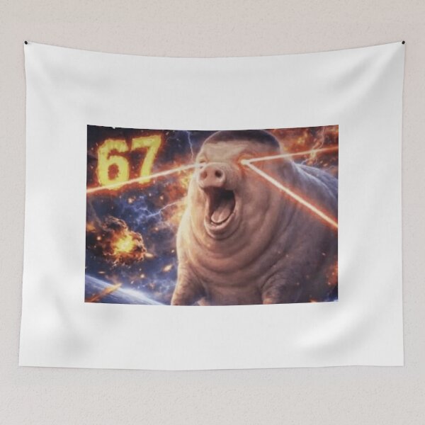 Item preview, 67 john pork meme designed and sold by cloudzer0000.