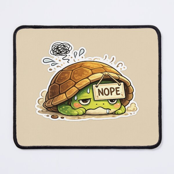 Item preview, Nope Turtle Mood designed and sold by Safe Haven Pets.