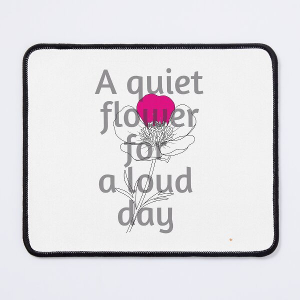 Item preview, A buttercup flower in black and white with strong words designed and sold by wallartofmio.