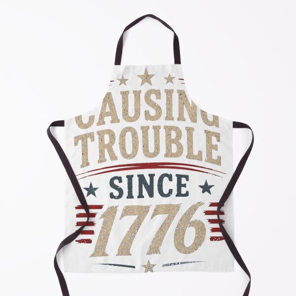Item preview, Causing Trouble Since 1776 – Funny Patriotic 4th of July Shirt | Vintage America 250 Independence Day Design designed and sold by Diesel outlaw .