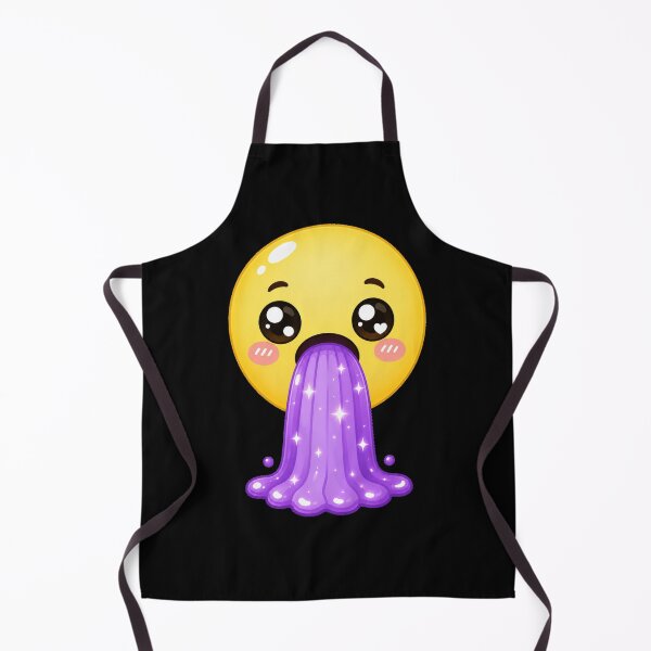 Item preview, Cute Kawaii Emoji Puking Purple Slime designed and sold by Seculinator.