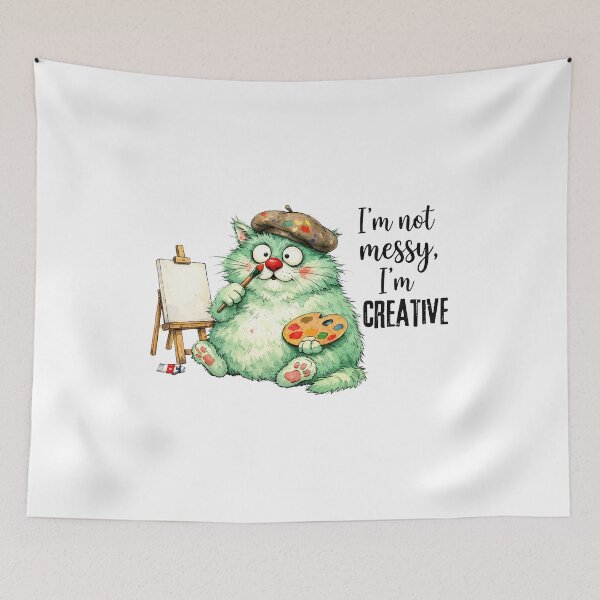 Item preview, Funny cat designed and sold by Blue-Fall.