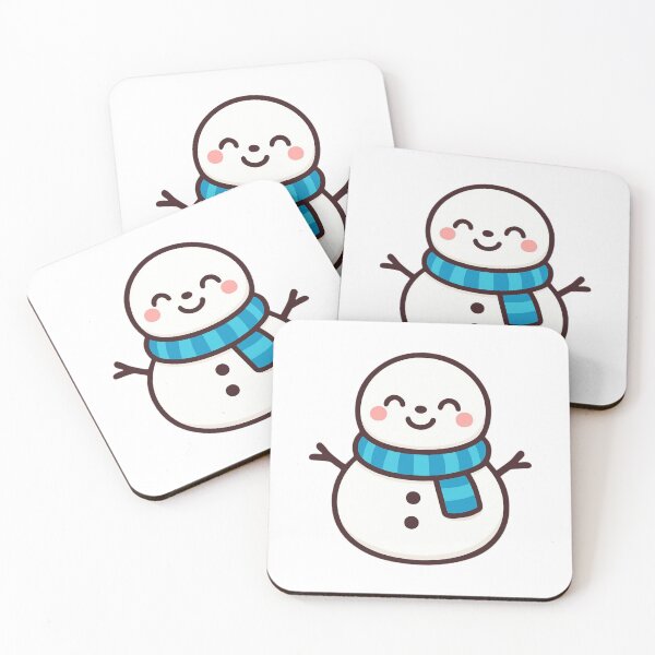 Item preview, Happy Snowman - Winter Holiday Sticker designed and sold by foryouandyours.