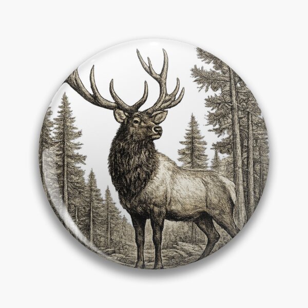Item preview, Bull Elk Wilderness designed and sold by KrungiT Design .