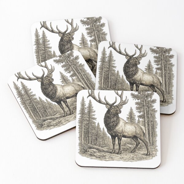 Item preview, Bull Elk Wilderness designed and sold by KrungiT Design .