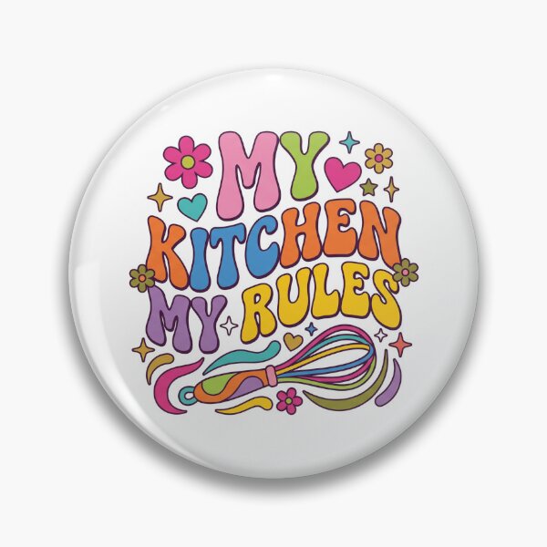 Item preview, My Kitchen My Rules Groovy designed and sold by Soren Graft.