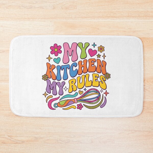 Item preview, My Kitchen My Rules Groovy designed and sold by Soren Graft.