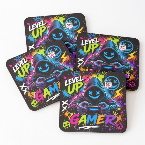 Artikelvorschau, Level Up Gamer Graffiti Maskottchen entworfen und verkauft von AgnesB77.