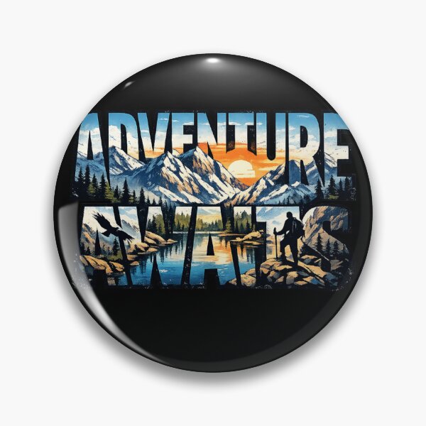 Item preview, Adventure Awaits – Mountain Wilderness Explorer designed and sold by Dreamy fantasy design.