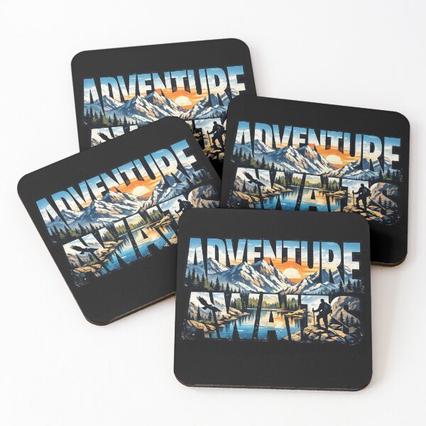 Item preview, Adventure Awaits – Mountain Wilderness Explorer designed and sold by Dreamy fantasy design.