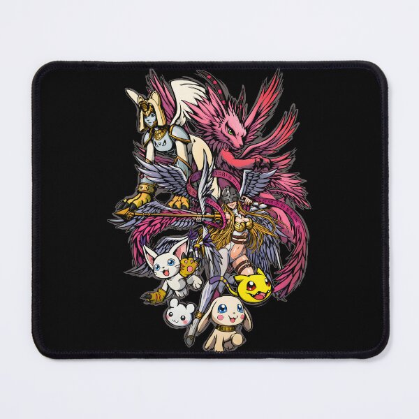 Item preview, Angewomon digital monster evolution full colour vector illustration designed and sold by sabartgunpla.