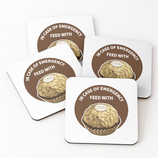 Item preview, In Case Of Emergency Feed With Ferrero Rocher designed and sold by ProjecTees.