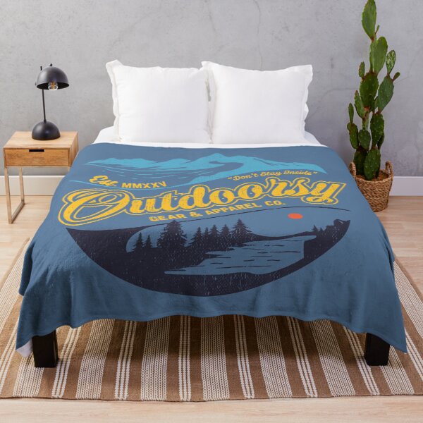 Item preview, Outdoorsy Mountain and River designed and sold by HappyDoodleBoy.