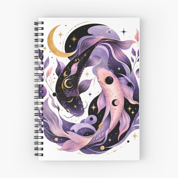 Item preview, Cosmic Koi Fish Yin Yang Art designed and sold by ModernMoodCo.