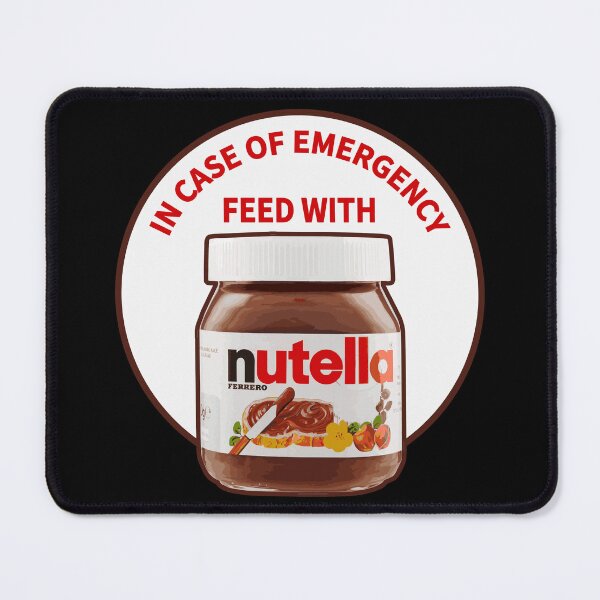 Item preview, In Case Of Emergency Feed With Nutella designed and sold by ProjecTees.