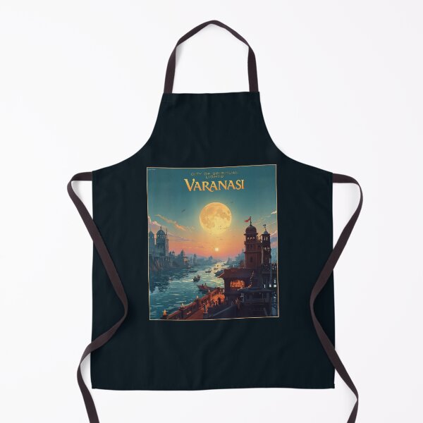 Item preview, Varanasi Vibes ver 6– Sacred Streets & Timeless Soul | Spiritual India Merch designed and sold by mndesignworx.
