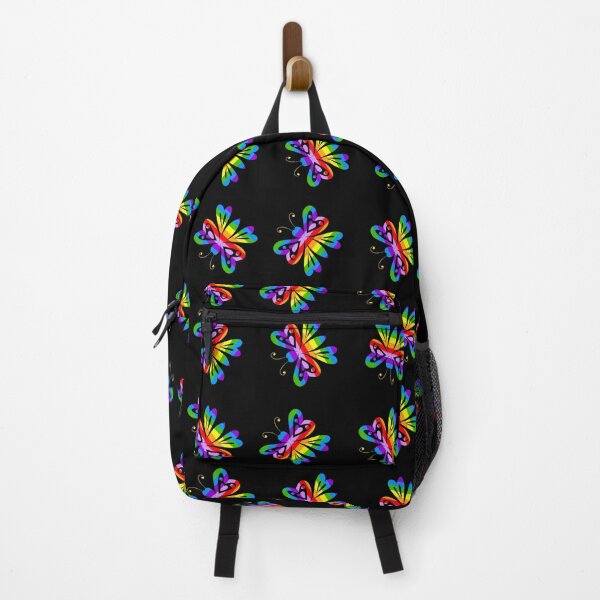 Item preview, Cute Rainbow Butterflies Pattern designed and sold by Sartoris Art.