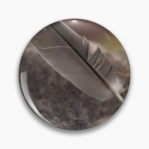 Item preview, Feather on Natural Surface Closeup Nature Detail Concept designed and sold by TatinkaArtskill.
