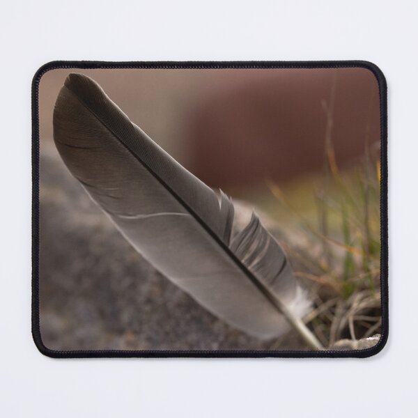 Item preview, Feather on Natural Surface Closeup Nature Detail Concept designed and sold by TatinkaArtskill.