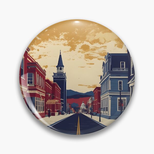 Item preview, Skowhegan Maine 1950s USA Vintage Travel Tourism designed and sold by TravelersGems.