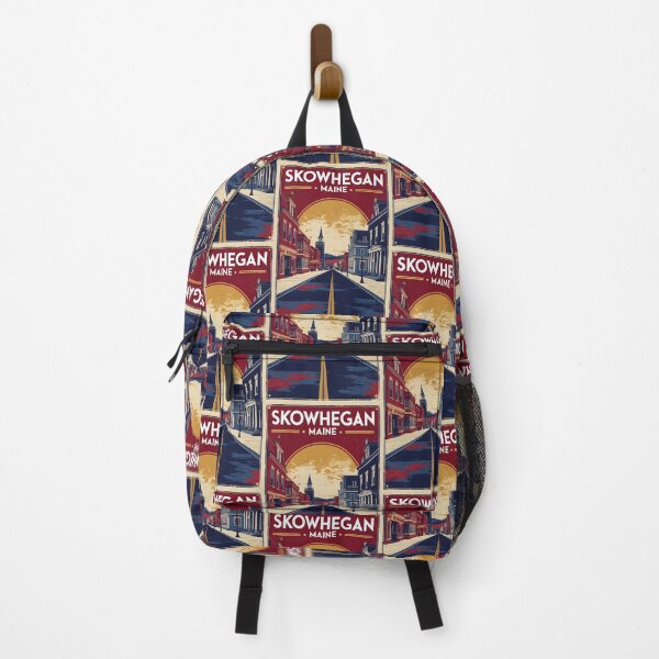 Item preview, Skowhegan Maine 1950s USA Vintage Travel Tourism designed and sold by TravelersGems.