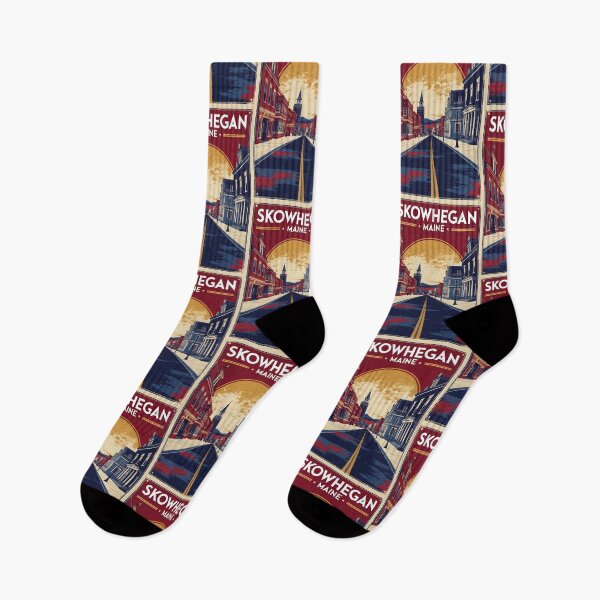 Item preview, Skowhegan Maine 1950s USA Vintage Travel Tourism designed and sold by TravelersGems.