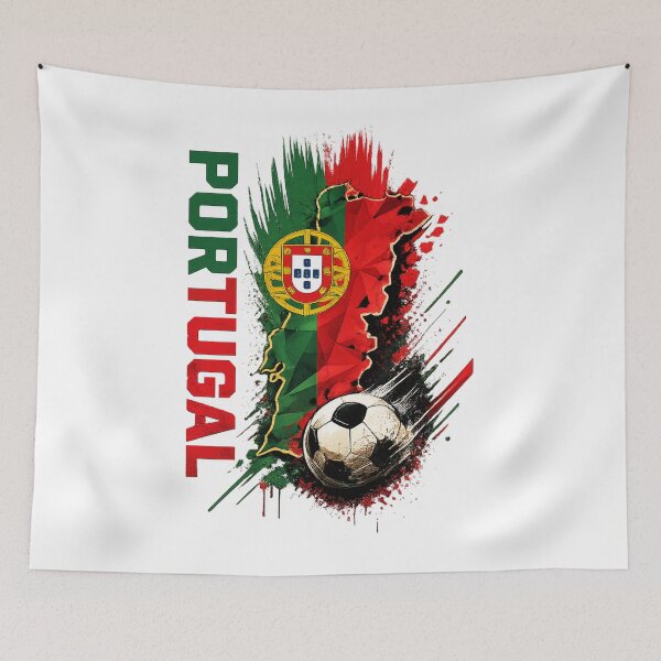 Item preview, Portugal Football Map Art | Portuguese Soccer Fan Graphic | Portugal National Team Sports Design designed and sold by TheWorldGameStudio .