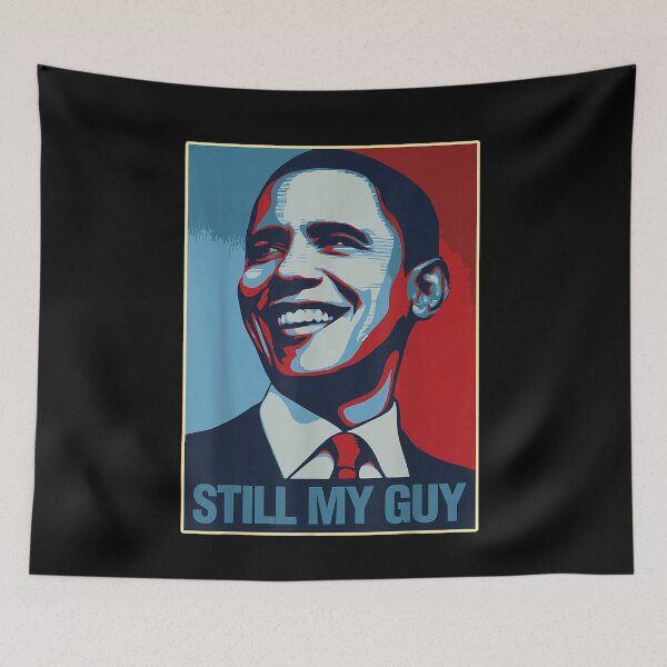 Item preview, Still My Guy Barack Obama Pop Art Retro Political Portrait designed and sold by WoodrowCaldwell.