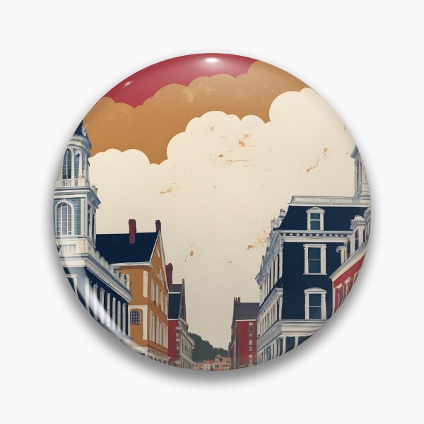 Item preview, Falmouth Maine 1950s USA Vintage Travel Tourism designed and sold by TravelersGems.