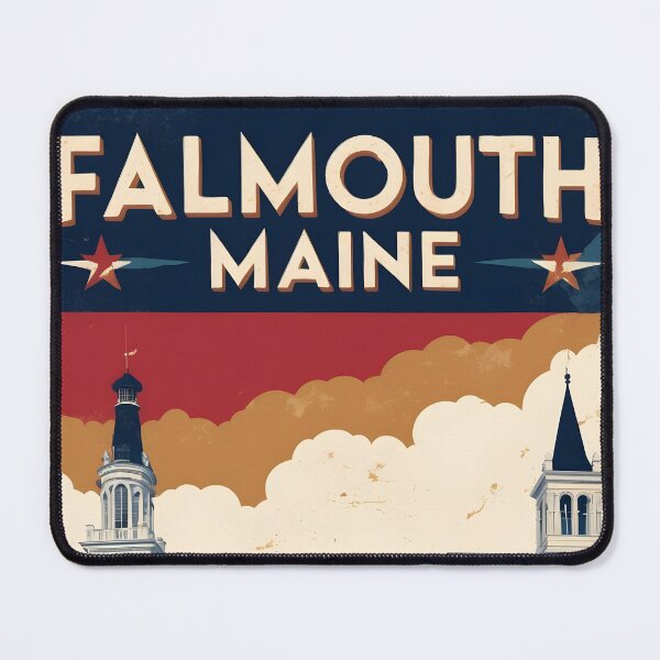 Item preview, Falmouth Maine 1950s USA Vintage Travel Tourism designed and sold by TravelersGems.