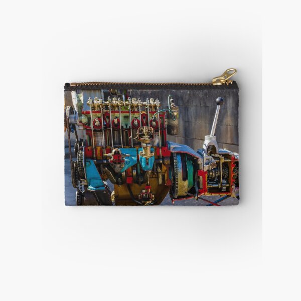 Item preview, Colorful Cutaway Internal Combustion Engine and Gearbox Display Showing Pistons and Gears designed and sold by Nmallia.