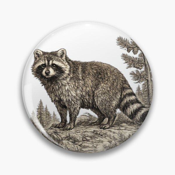 Item preview, Raccoon Woodland designed and sold by KrungiT Design .