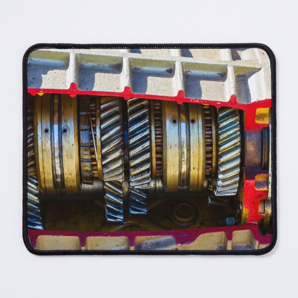 Item preview, Colorful Cutaway Internal Combustion Engine and Gearbox Display Showing Pistons and Gears designed and sold by Nmallia.