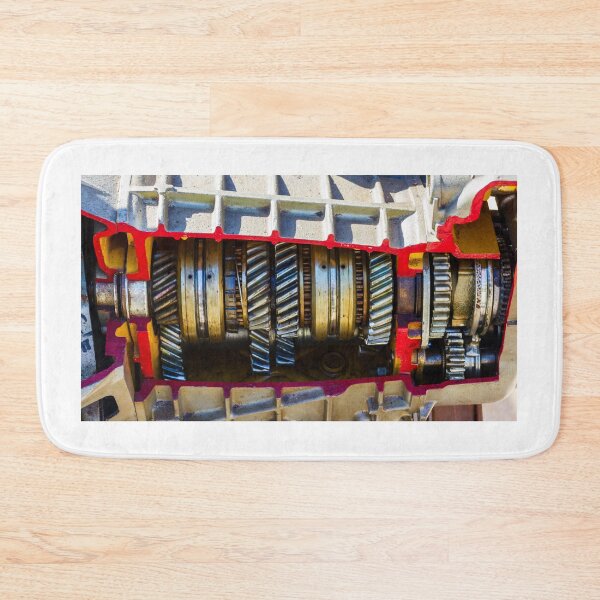 Item preview, Colorful Cutaway Internal Combustion Engine and Gearbox Display Showing Pistons and Gears designed and sold by Nmallia.